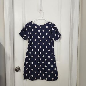 New York & Company Navy and White Mini Dress